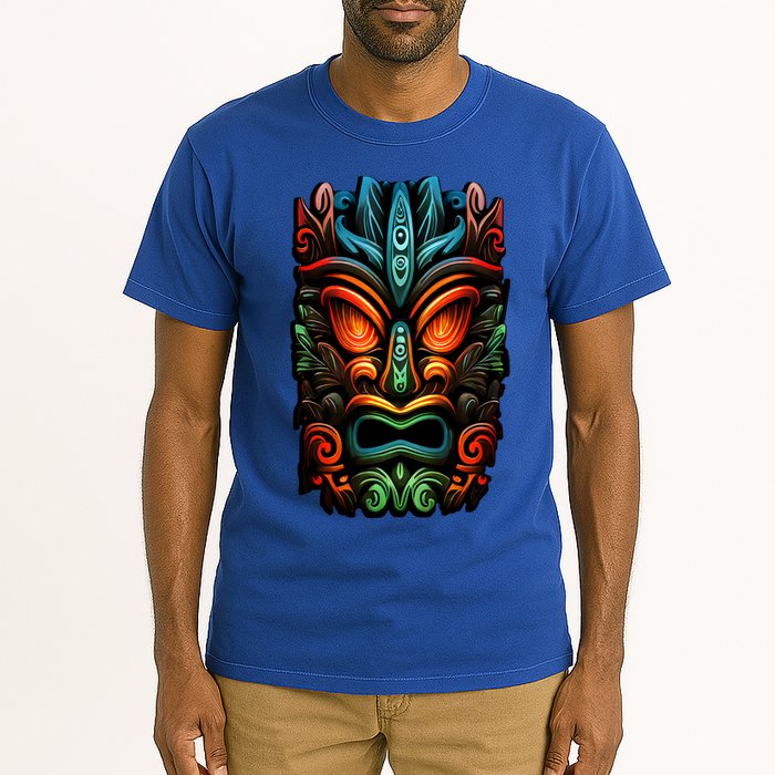 Welcome Fun In The Sun With Our Tropical Tiki Mask Cute Gift Tall T-Shirt