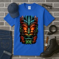 Welcome Fun In The Sun With Our Tropical Tiki Mask Cute Gift Tall T-Shirt