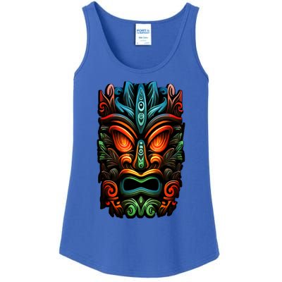 Welcome Fun In The Sun With Our Tropical Tiki Mask Cute Gift Ladies Essential Tank