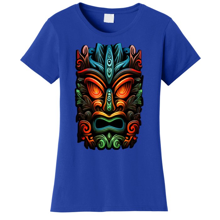 Welcome Fun In The Sun With Our Tropical Tiki Mask Cute Gift Women's T-Shirt