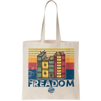 Womens Freadom I Read Banned Books Vintage Funny Bookworm Reader Bag