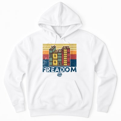 Womens Freadom I Read Banned Books Vintage Funny Bookworm Reader Hoodie