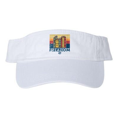 Womens Freadom I Read Banned Books Vintage Funny Bookworm Reader Visor