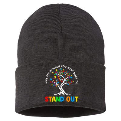 Why Fit In Autism Awareness Sustainable Knit Beanie