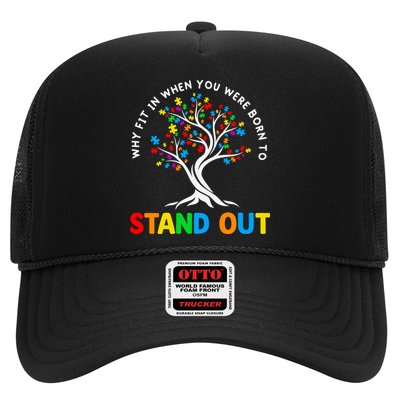 Why Fit In Autism Awareness Trucker Hat