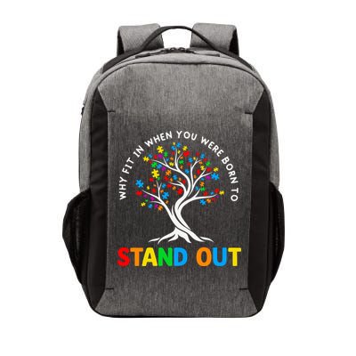Why Fit In Autism Awareness Vector Backpack