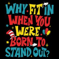 Why Fit In When You Were Born To Stand Out Autism Awareness 7-Panel Snapback Hat