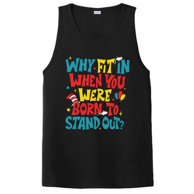 Why Fit In When You Were Born To Stand Out Autism Awareness PosiCharge Competitor Tank