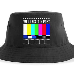 WeLl Fix It In Post Filmmaker Movie Director Filmmaking Sustainable Bucket Hat