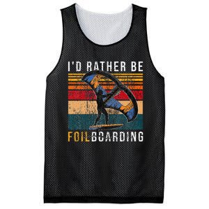 Wing Foiling I I'd Rather Be Foilboarding Mesh Reversible Basketball Jersey Tank