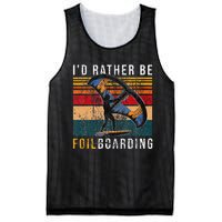 Wing Foiling I I'd Rather Be Foilboarding Mesh Reversible Basketball Jersey Tank