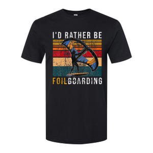 Wing Foiling I I'd Rather Be Foilboarding Softstyle CVC T-Shirt