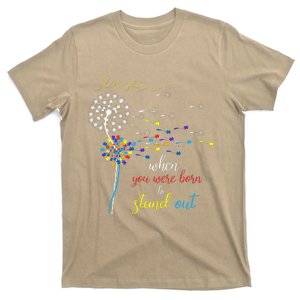 Why Fit In When You Were Born To Stand Out Autism T-Shirt