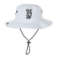 Wolf Face If You Kick Me When I Am Down You Better Pray I Don't Get Up Bucket Hat