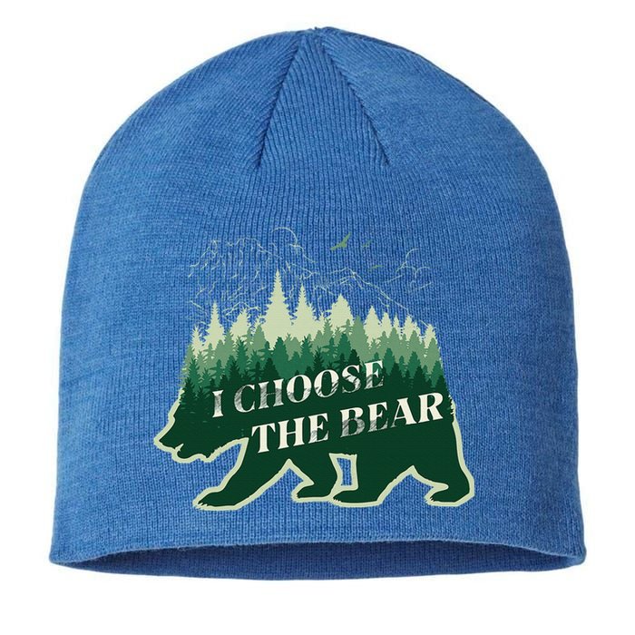 Wild Free I Choose The Bear Forest Soul Sustainable Beanie