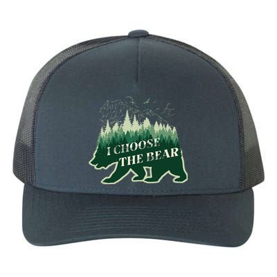 Wild Free I Choose The Bear Forest Soul Yupoong Adult 5-Panel Trucker Hat