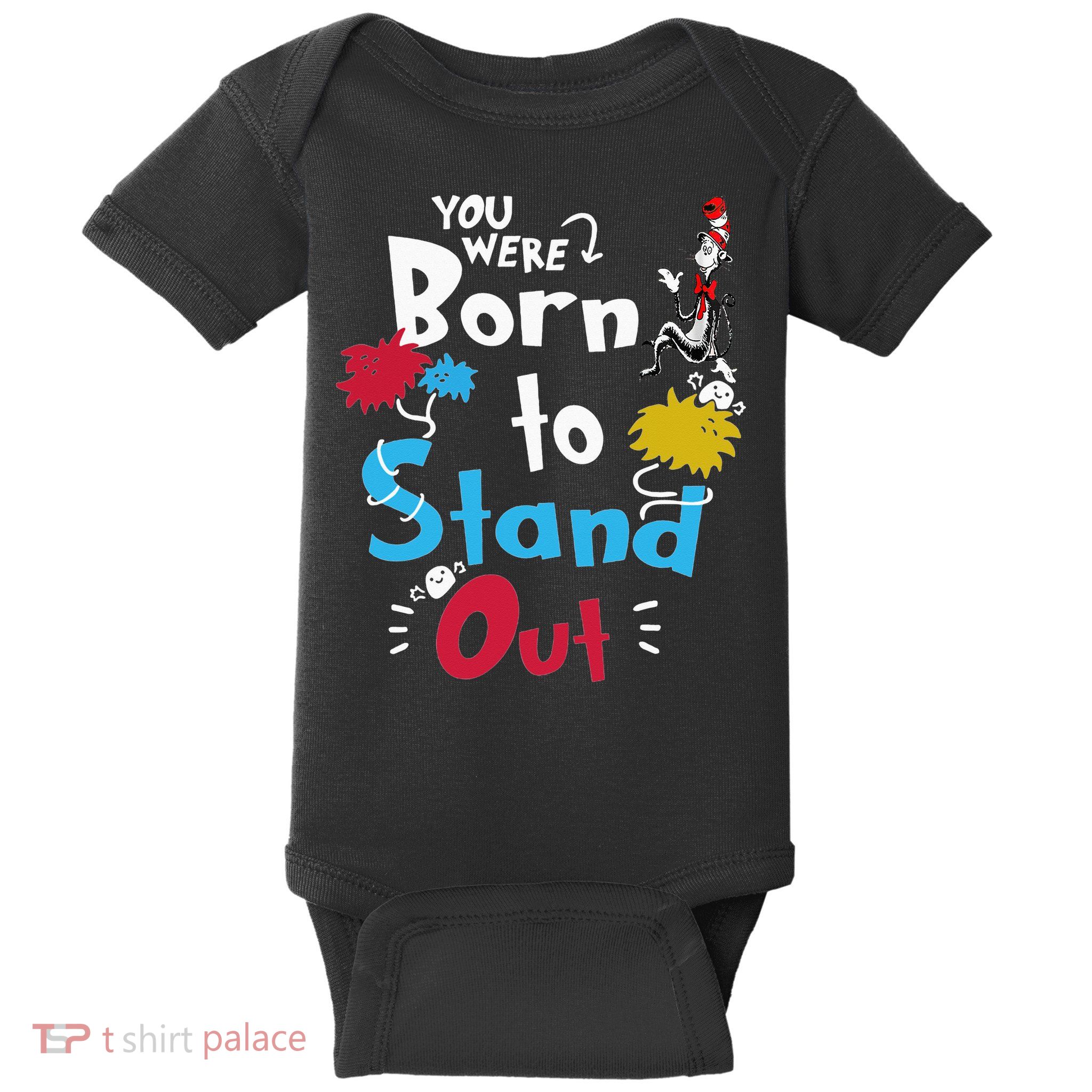 Why Fit In Autism Awareness Doctor Teacher Hat Cat Book  Baby Bodysuit