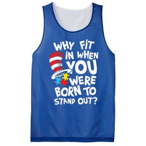 Why Fit In When You Were Born To Stand Out Mesh Reversible Basketball Jersey Tank