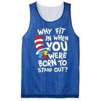 Why Fit In When You Were Born To Stand Out Mesh Reversible Basketball Jersey Tank