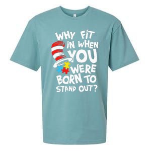 Why Fit In When You Were Born To Stand Out Sueded Cloud Jersey T-Shirt