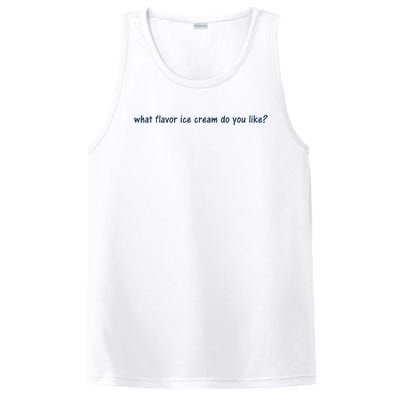 What Flavor Ice Cream Do You Like Funny Saying PosiCharge Competitor Tank