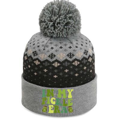 Women Funny In My Pickle Era Retro Girl Gift The Baniff Cuffed Pom Beanie