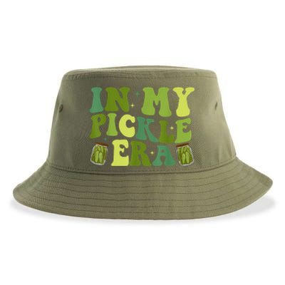 Women Funny In My Pickle Era Retro Girl Gift Sustainable Bucket Hat