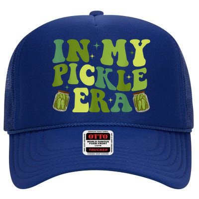 Women Funny In My Pickle Era Retro Girl Gift High Crown Mesh Back Trucker Hat