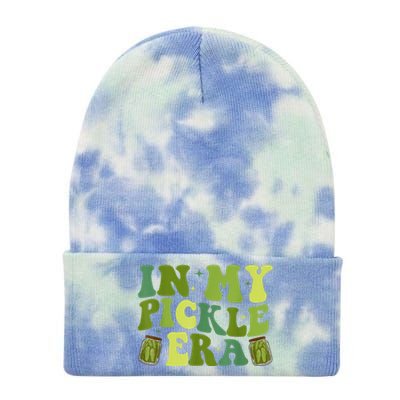 Women Funny In My Pickle Era Retro Girl Gift Tie Dye 12in Knit Beanie