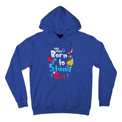 Why Fit In Autism Awareness Doctor Teacher Hat Cat Book Hoodie