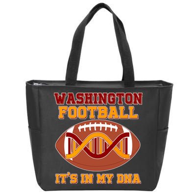 Washington Football It's In My DNA Zip Tote Bag