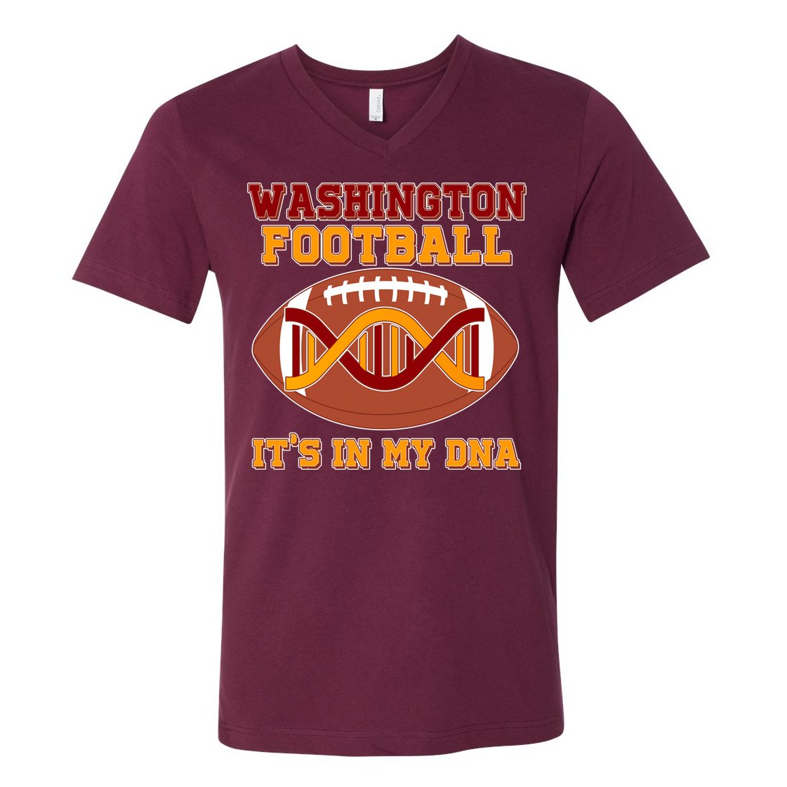 Washington Football It's In My DNA V-Neck T-Shirt