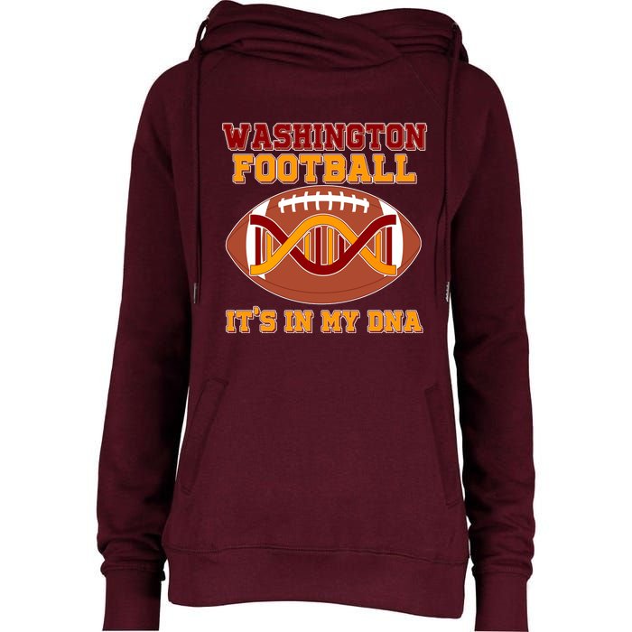 Washington Football It's In My DNA Womens Funnel Neck Pullover Hood