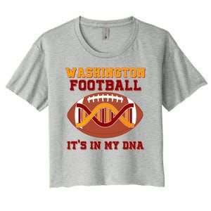 Washington Football It's In My DNA Women's Crop Top Tee