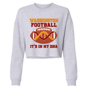 Washington Football It's In My DNA Cropped Pullover Crew