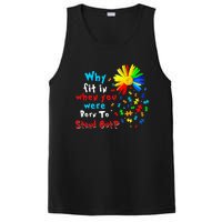 Why Fit In When You Were Born To Stand Out Autism Awareness PosiCharge Competitor Tank