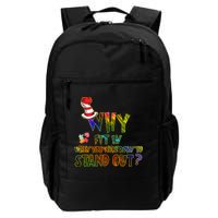 Why Fit In When You Were Born To Stand Out Autism Awareness Backpack