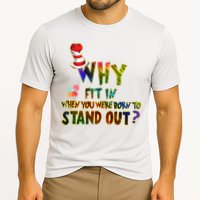 Why Fit In When You Were Born To Stand Out Autism Awareness Performance Shirt