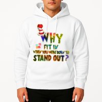 Why Fit In When You Were Born To Stand Out Autism Awareness Hoodie