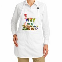 Why Fit In When You Were Born To Stand Out Autism Awareness Apron