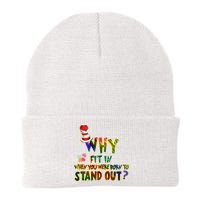 Why Fit In When You Were Born To Stand Out Autism Awareness Beanie