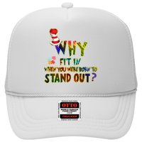 Why Fit In When You Were Born To Stand Out Autism Awareness Hat