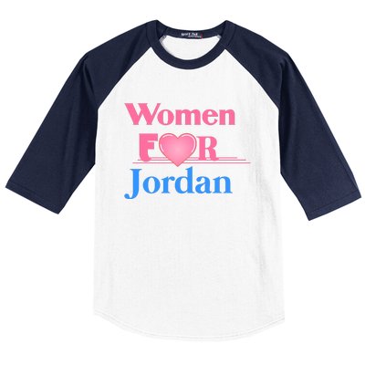 Women For Jim Jordan Baseball Sleeve Shirt