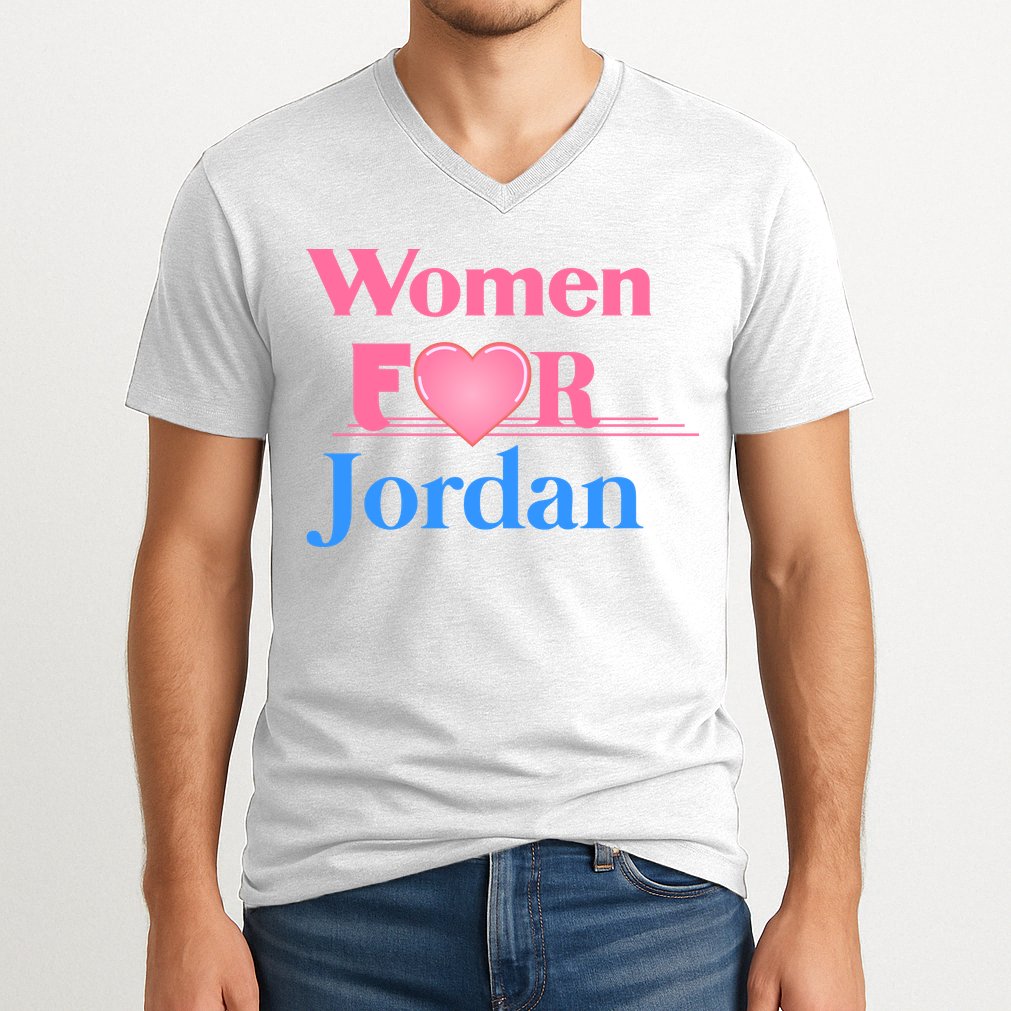 Women For Jim Jordan V-Neck T-Shirt