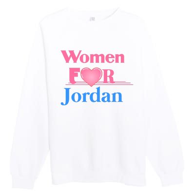 Women For Jim Jordan Premium Crewneck Sweatshirt