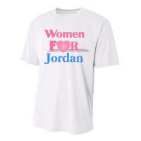 Women For Jim Jordan Performance Sprint T-Shirt