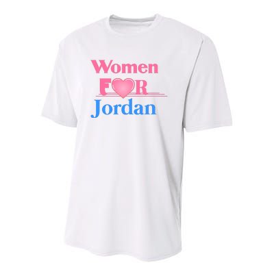 Women For Jim Jordan Youth Performance Sprint T-Shirt