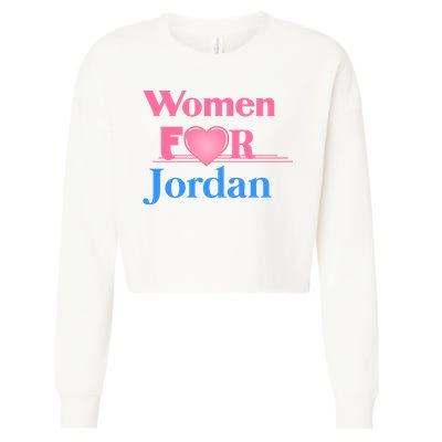 Women For Jim Jordan Cropped Pullover Crew