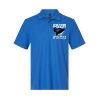 Weekend Forecast Jet Skiing Skier Motorboat Racer Great Gift Softstyle Adult Sport Polo