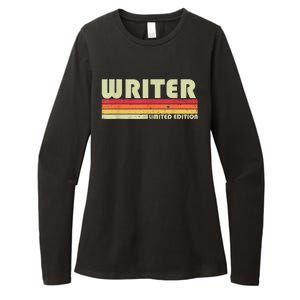 WRITER Funny Job Title Profession Birthday Worker Idea Womens CVC Long Sleeve Shirt